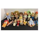 Collection of 15 Fun Vintage Dolls