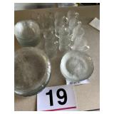 Arcoroc Canterbury clear glass dish set of 12 -
