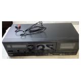 JVC double cassette deck