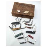 11 Pocket Knives- Victorinox, Buck, Remington