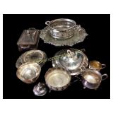 11 Pieces Silver Plate