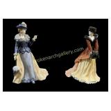 2 Royal Worcester Porcelain Figurines