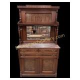 Victorian Marble Top Buffet