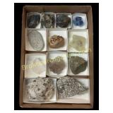 12 Assorted Rock and Mineral Specimens