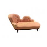 Victorian Tufted Chaise Lounge