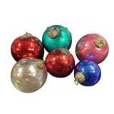 Collection of Blown Glass Kugel Ornaments