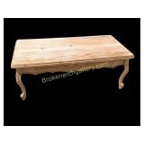 Pine Coffee Table in Whitewash