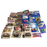 19 Vintage Toy Race Cars, NOS, Blister Packaged