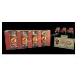 Coca Cola 6-Pack and Glasses