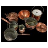 Group of Copper Cookware