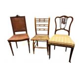 3 Assorted Side chairs