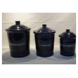 Fiesta Cobalt Blue Canister Set