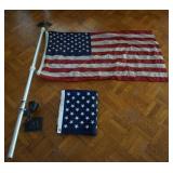 American Flag Outdoor Display