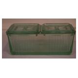 Uranium Glass Loaf Dish Refrigerator Dish