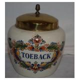 Polychroom Tobacco Jar