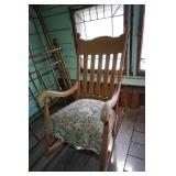 Antique Oak Rocking Chair