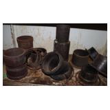 4" Cast Iron Spools, Wye, Extension & Collars;