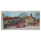 NEW 2) POLA N Scale Cars & Model Buildings: