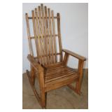 Wooden Slat Rocker