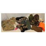 Camo Clothes, Water Canteen, Camo Gloves, Bag &