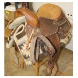 Western Saddle & Saddle Pad