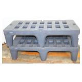 2 Olympic J48PD Dunnage Racks, 48"x22"x12"