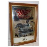 Miller High Life Common Loon Mirror, 15.5"x22.5"