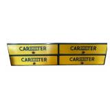 1958 Carter Carburetor Vintage Parts Cabinet