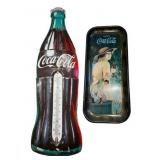 Coca Cola Thermometer & Tray