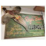 Royal Flush Club Vintage Sign