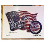 Easyrider Captain America Motorcycle Print