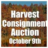 Harvest Consignment Auction | Oct 9th