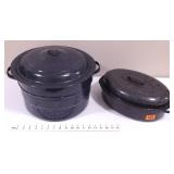 Enamelware Stockpot & Roasting Pan