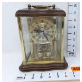 Vintage WKB Quartz Clock - West Germany Brass &