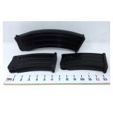 (3) Black Shotgun Shell Magazines