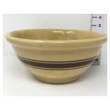 9" Vintage Yellow Ware Mixing Bowl