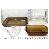 Glass Baking Dishes & Juicer