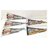 (5) Minnesota Twins Pennants   - 1987 & 1991