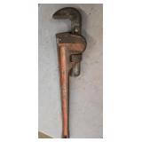 Klein pipe wrench, 24 inches