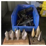 Group of drill bits and Chucks for drill