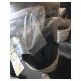 Bucket of heat shrinkage permanent wrap around