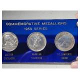 Commemorative Medallions coin set series 1959