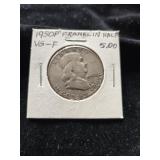 1950 P Franklin half dollar