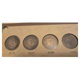 1954, 1855, 1856 and 1857 Large Cents ??