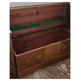 Lane cedar chest approx size is 46 x 18 x 18