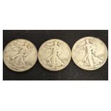 1943, 1943D and 1943S Liberty Walking Half