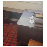 L shaped desk no contents desk only