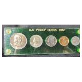 US proof coins 1952