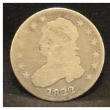 1822 Capped Bust Silver Quarter