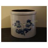 Country Home Collection Salt glazed crock, 8" x